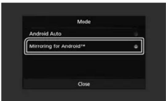 KENWOOD DMX7018BTS - Selectionnez un périphérique de miroitage Android - 2