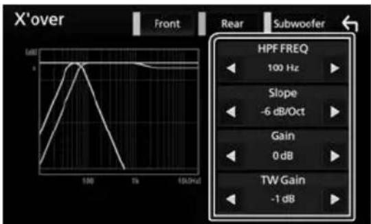 KENWOOD DMX7018BTS - Configuration du réseau de partition - 3