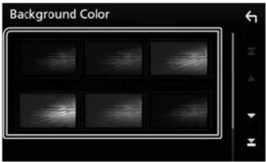 KENWOOD DMX7018BTS - To select background color - 1