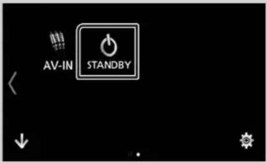 KENWOOD DMX7018BTS - Put the unit in standby - 1