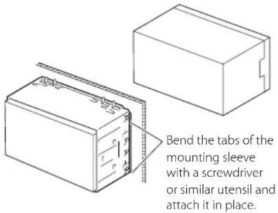 KENWOOD DMX7018BTS - Installing the unit - 1