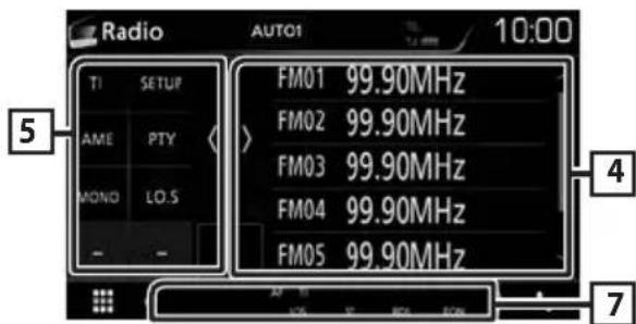 KENWOOD DMX7018BTS - Utilisation de base de la radio - 2
