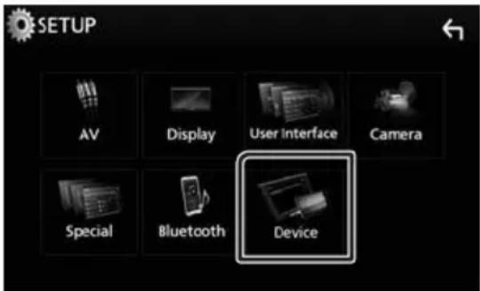 KENWOOD DMX7018BTS - Selectionnez un périphérique de miroitage Android - 1