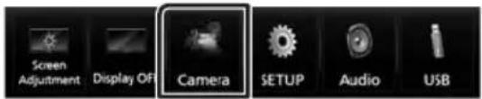 KENWOOD DMX7018BTS - Display the camera screen - 1