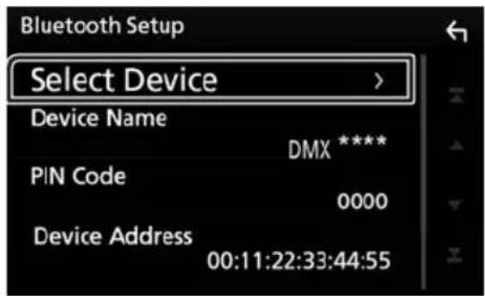 KENWOOD DMX7018BTS - Connect the Bluetooth device - 1