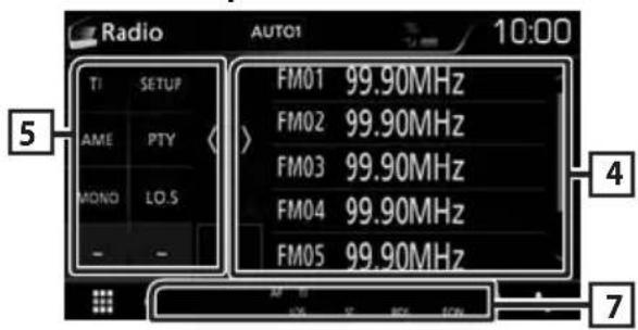 KENWOOD DMX7018BTS - Radio Basic Operation - 2