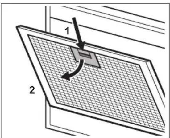 ZANUSSI ZHC72462XA - Για να καθαρίσετε το φίλτρο: - 1