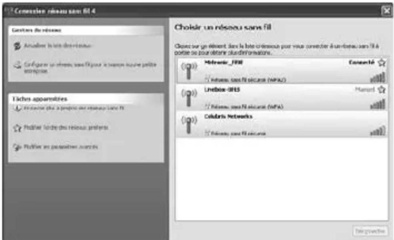 METRONIC MET324 - Sélectionnez METRONIC\_XXXX correspondant au CPL Wi-Fi dans la liste et cliquez sur Connecter - 4