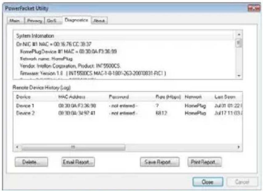 Esscom PL1085 - Scherm Diagnostics - 1