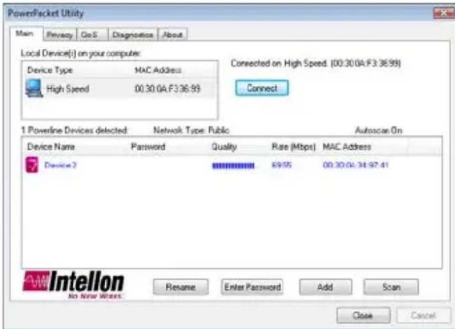 Esscom PL1085 - Bildschirm "Main" - 1
