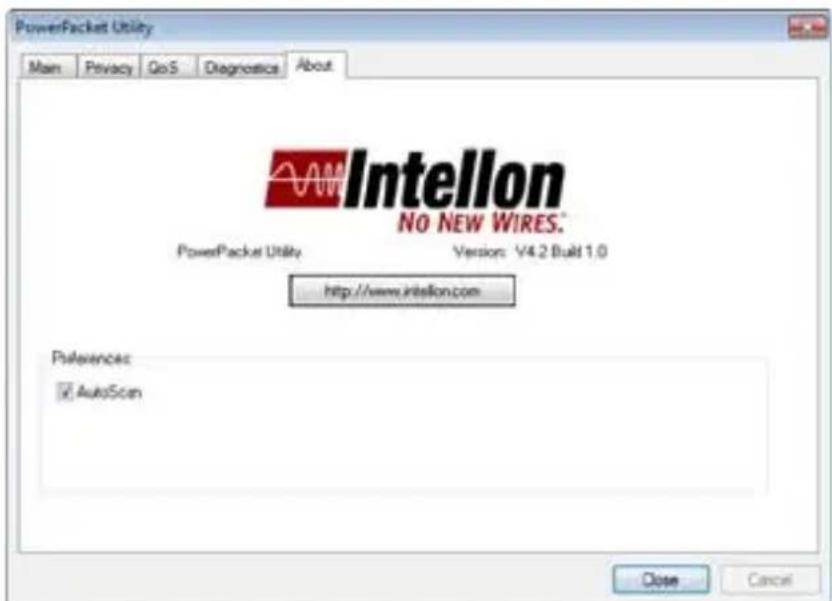Esscom PL1085 - Bildschirm "About" - 1