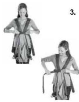 Infantino Unison - Utilisation du porte-bébé pour un nourrisson: position face à vous - 4