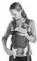 Infantino Unison - Utilisation du porte-bébé pour un nourrisson: position face à vous - 8