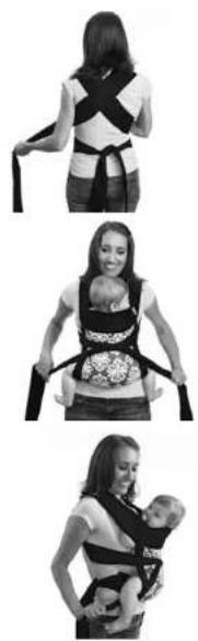 Infantino Sash - Carrier use for an Older Baby: Facing-In Position - 3