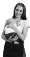 Infantino Sash - Carrier use for an Infant: Facing-In Position - 3