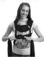 Infantino Sash - Utilisation du porte-bébé pour un nourrisson: Position face à vous - 6