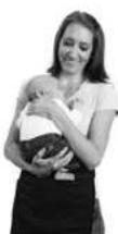 Infantino Sash - Utilisation du porte-bébé pour un nourrisson: Position face à vous - 3
