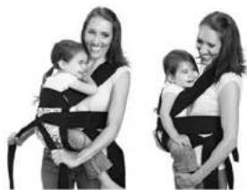 Infantino Sash - Utilisation du porte-bébé pour un bébé plus âgé: Position sur votre hanche - 7