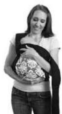 Infantino Sash - Carrier use for an Infant: Facing-In Position - 4