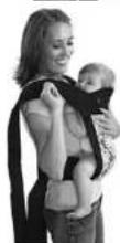 Infantino Sash - Utilisation du porte-bébé pour un bébé plus âgé: Position face à vous - 2