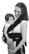 Infantino Sash - Carrier use for an Older Baby: Hip Carry Position - 7
