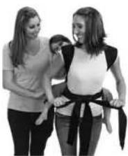 Infantino Sash - Utilisation du porte-bébé pour un bébé plus âgé: Position dans votre dos avec assistance - 6