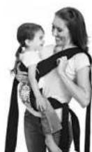 Infantino Sash - Utilisation du porte-bébé pour un bébé plus âgé: Position sur votre hanche - 4