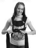 Infantino Sash - Carrier use for an Infant: Facing-In Position - 6