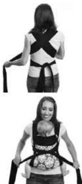 Infantino Sash - Utilisation du porte-bébé pour un bébé plus âgé: Position face à vous - 3
