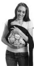 Infantino Sash - Utilisation du porte-bébé pour un nourrisson: Position face à vous - 4