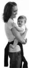 Infantino Sash - Carrier use for an Older Baby: Facing-In Position - 1