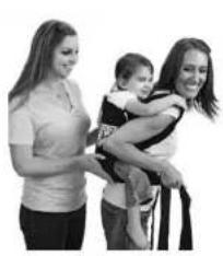 Infantino Sash - ③ Carrier use for an Older Baby: Back Carry Position Assisted - 5