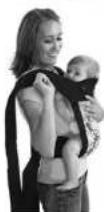 Infantino Sash - Uso del transportador para un bebé mayor: Posición mirando hacia dentro - 2