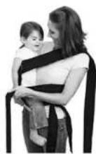 Infantino Sash - Utilisation du porte-bébé pour un bébé plus âgé: Position sur votre hanche - 6
