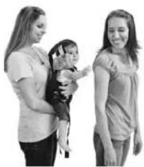 Infantino Infinity - Carrier use for an Older Baby: Assisted Backpack Position - 2