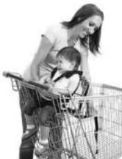 Infantino Infinity - Placing an Older Baby in a Shopping Cart - 5