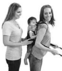 Infantino Infinity - Carrier use for an Older Baby: Assisted Backpack Position - 4