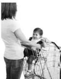 Infantino Infinity - Colocacion de un bebé mayor en el carrito de la compra - 3