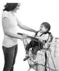 Infantino Infinity - Pour installer un bébé plus âgé dans un chariot d'épicerie - 5