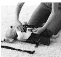 Infantino Infinity - Utilisation du porte-bébé pour un nourrisson: position face à vous - 6