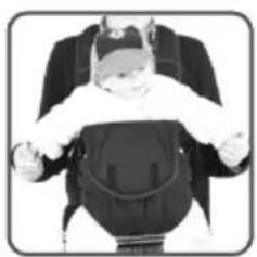 Baninni Sacco Prestigio BN180 - le bébé vous tourne le dos - 1