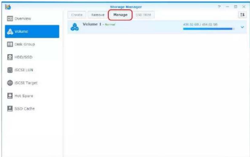 SYNOLOGY DX517 - Confirmer la connexion et gérer les espaces de stockage - 3