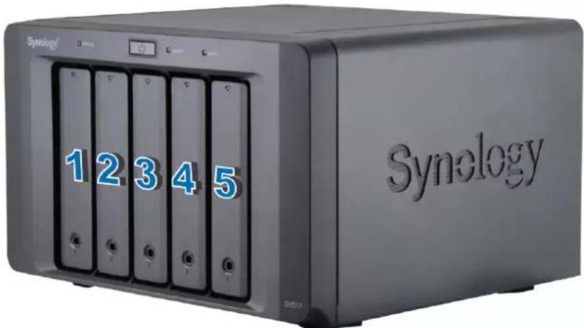 SYNOLOGY DX517 - Installation des disques - 7