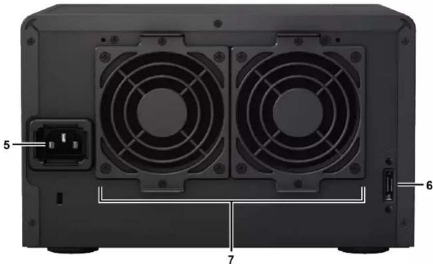 SYNOLOGY DX517 - Aperçu de l'unité d'expansion - 2