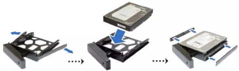SYNOLOGY DX517 - Installation des disques - 3