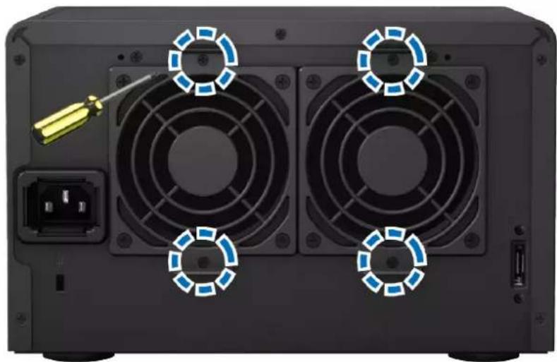 SYNOLOGY DX517 - Remplacer le ventilateur du système - 2