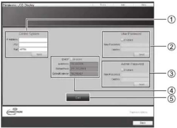 PANASONIC TH43LFE8J - Crestron Connected™ (Crestron Connected™ 操作画面) - 2