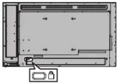 PANASONIC TH43LFE8J - ケンジントンセキュリ ティスロット - 4