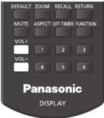 PANASONIC TH43LFE8J - 音量を調整する - 1
