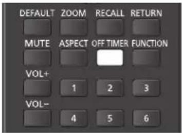 PANASONIC TH43LFE8J - オフタイマー（OFF TIMER）を使う - 1